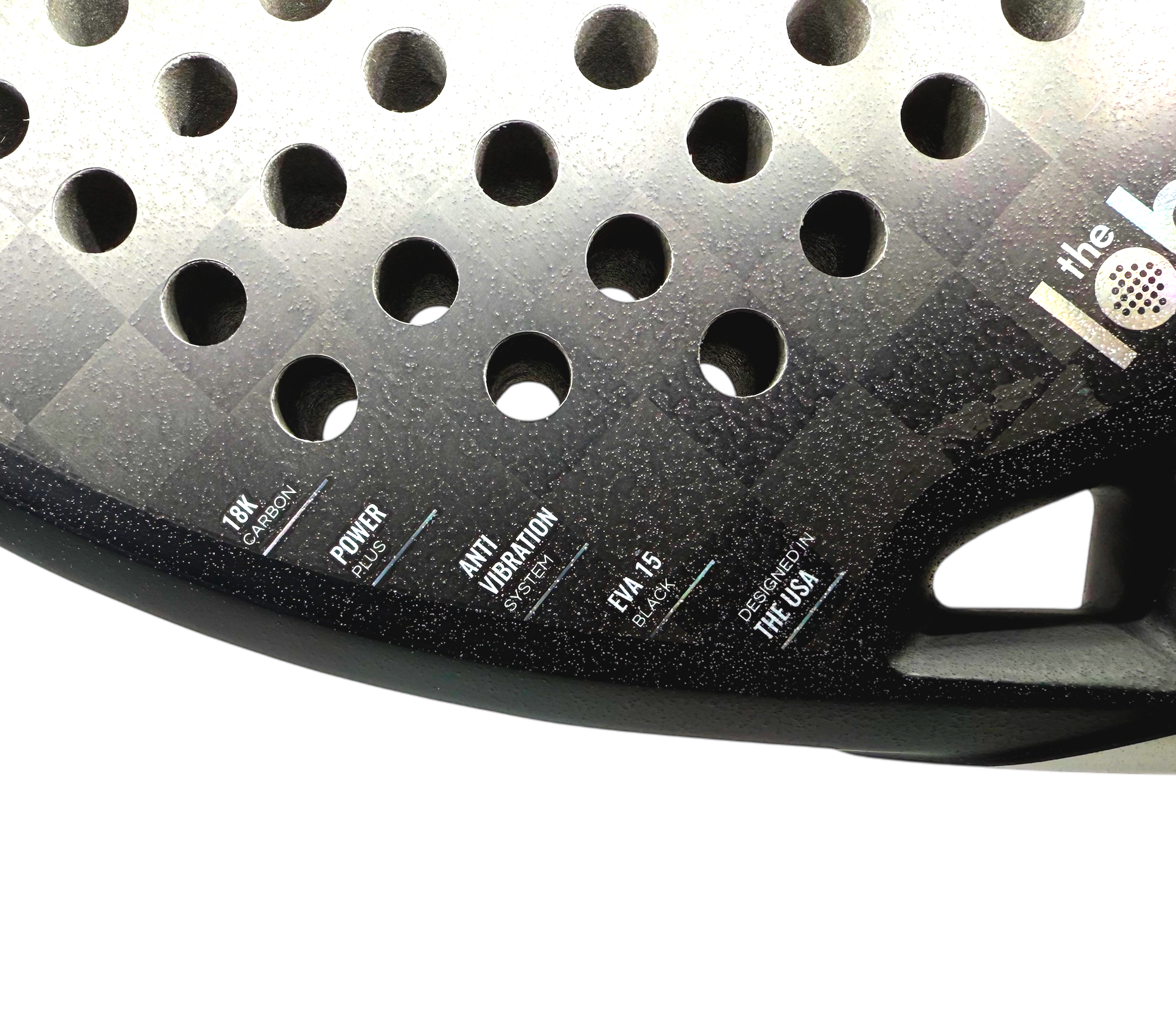 THE LOB PRO 18K CARBON FIBER PADEL RACKET