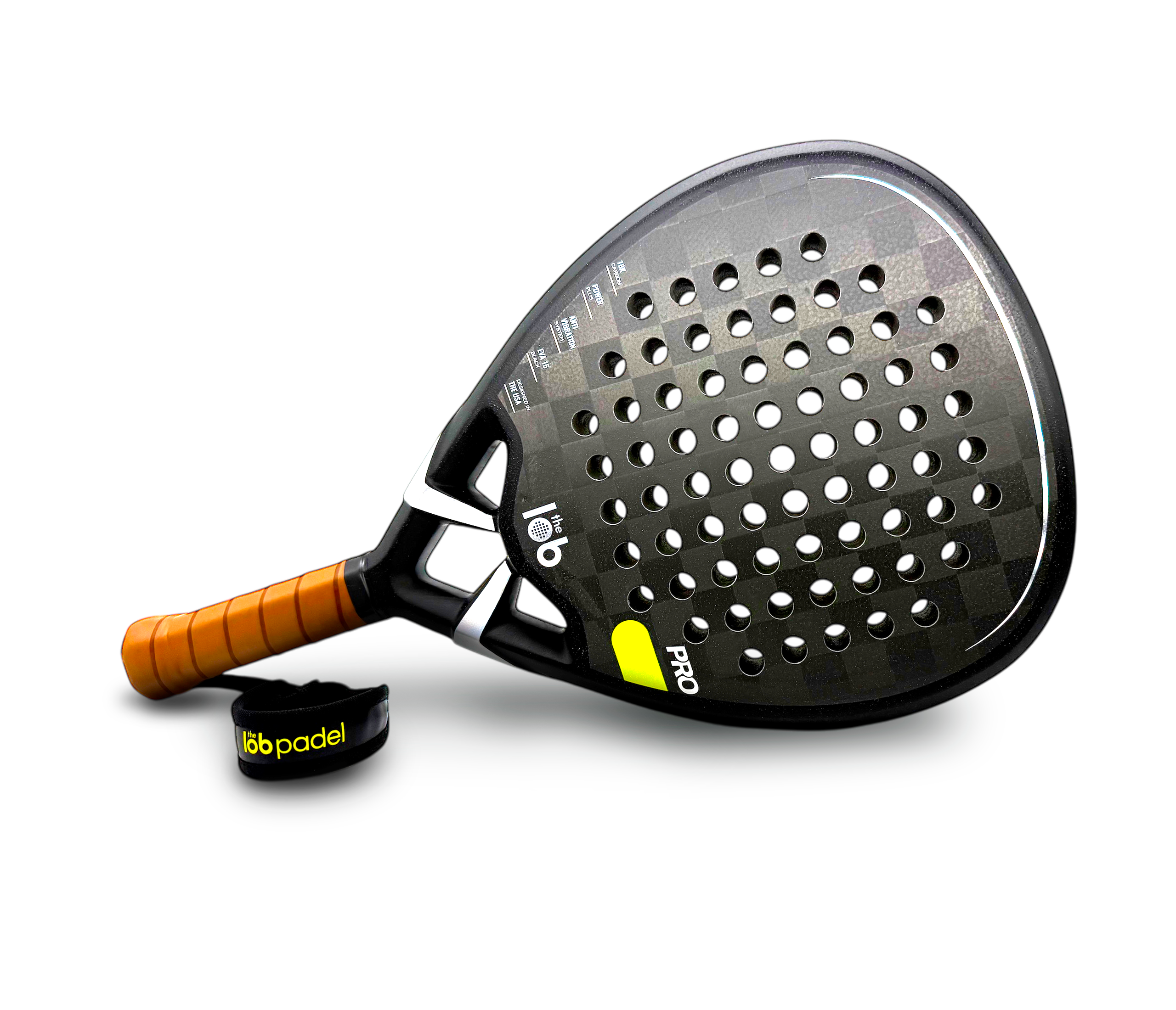 THE LOB PRO 18K CARBON FIBER PADEL RACKET