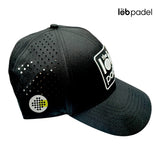 The Lob Padel Cap - Breathable Mesh Dri Fit - Unisex | Black