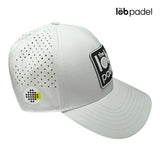 The Lob Padel Cap - Breathable Mesh Dri Fit - Unisex | White