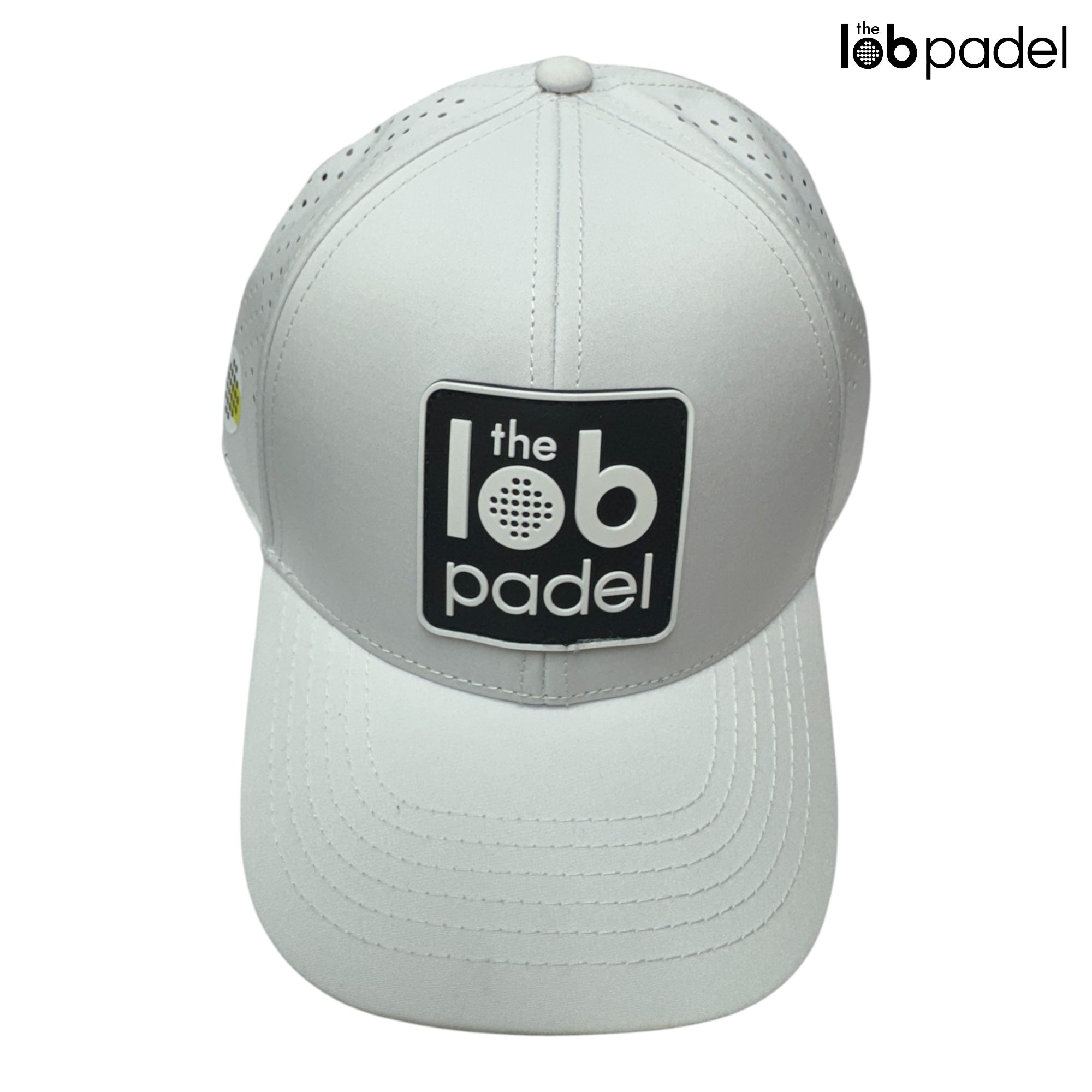 The Lob Padel Cap - Breathable Mesh Dri Fit - Unisex | White