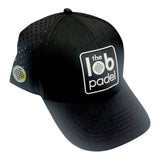 The Lob Padel Cap - Breathable Mesh Dri Fit - Unisex | Black