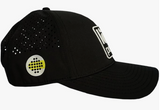 The Lob Padel Cap - Breathable Mesh Dri Fit - Unisex | Black